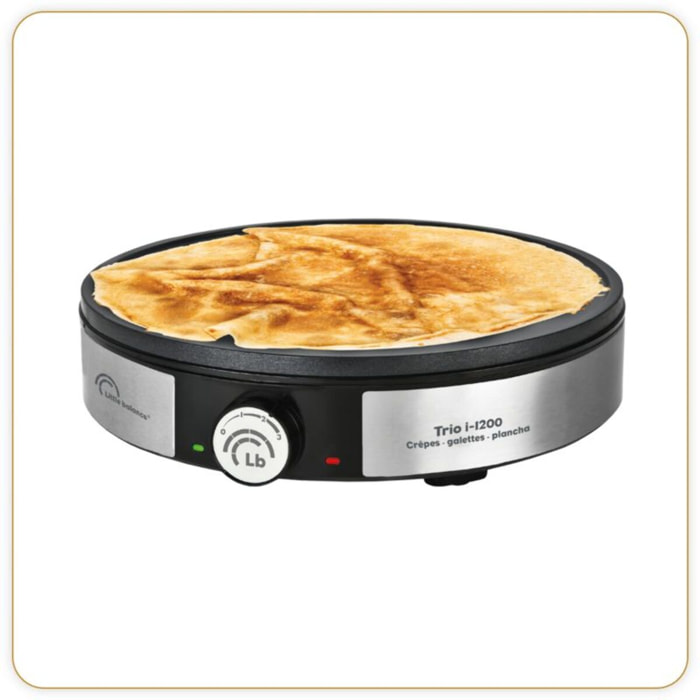 Crêpière LITTLE BALANCE Maxi-Crepes Trio i-1200