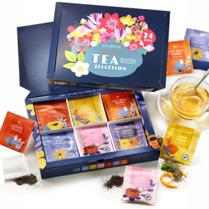 Caravan set de 2 fragancias de mujer nº50 + caja regalo caravan + selección especial de té con 24 bolsitas