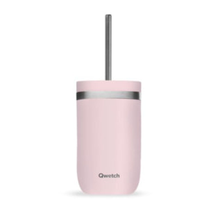 Mug isotherme QWETCH inox Pastel Rose 470ml