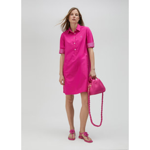 Vestito dettaglio strass sulle maniche