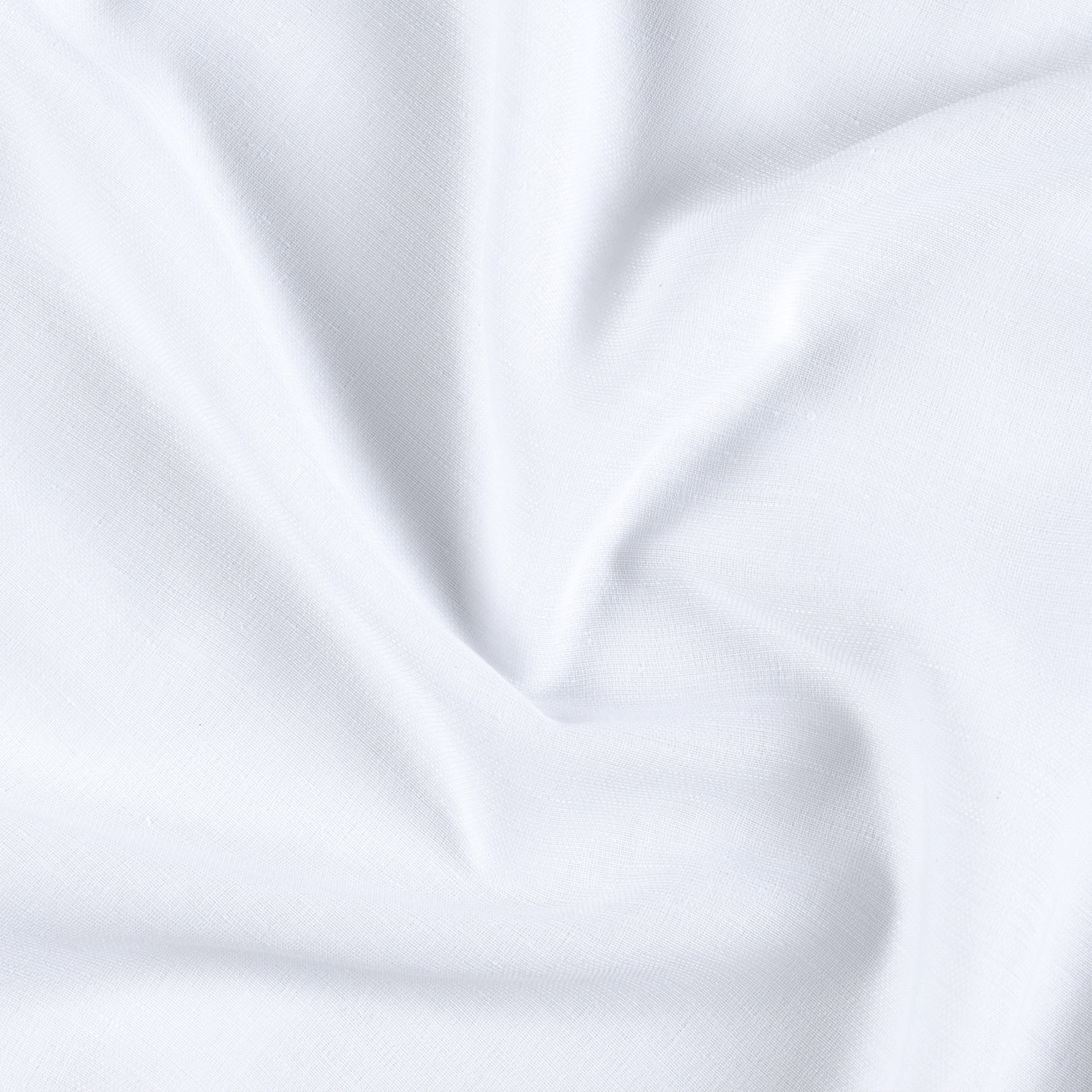 Voilage polycoton toucher doux et souple - Blanc