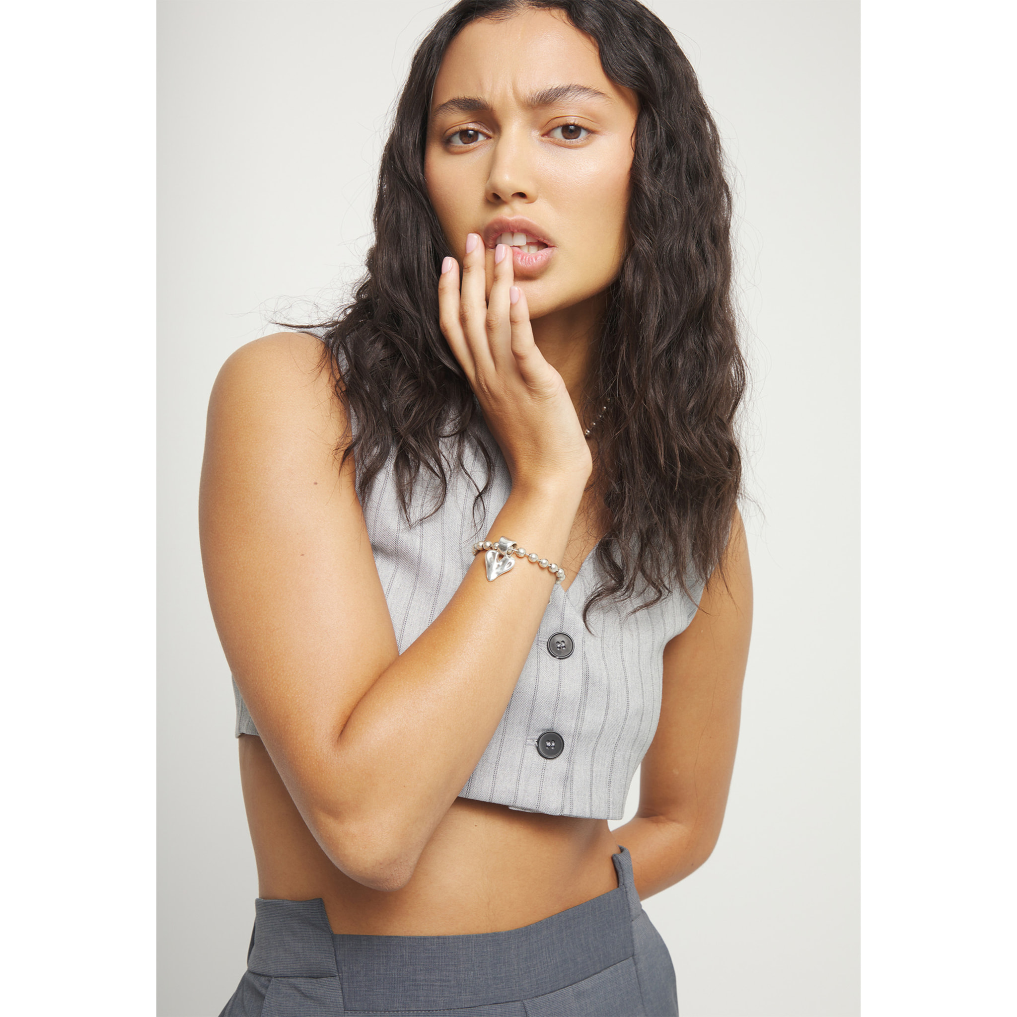 Pulsera PÁLPITO PLATEADO L