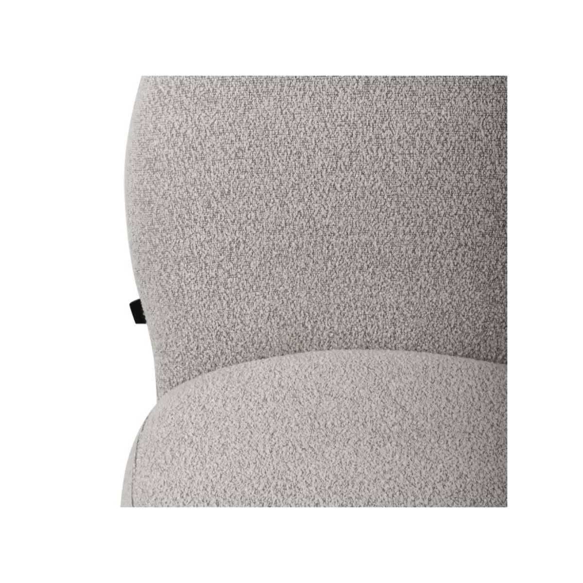 Chaise rotative 180° en tissu bouclette - BÉRANGÈRE