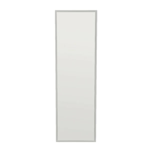 Specchio Dcarrier, Specchiera, Articolo d'arredo a muro, Decorazione con specchio, 50x2h160 cm, Bianco