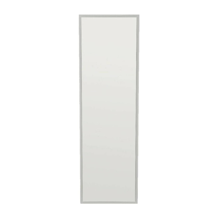 Specchio Dcarrier, Specchiera, Articolo d'arredo a muro, Decorazione con specchio, 50x2h160 cm, Bianco