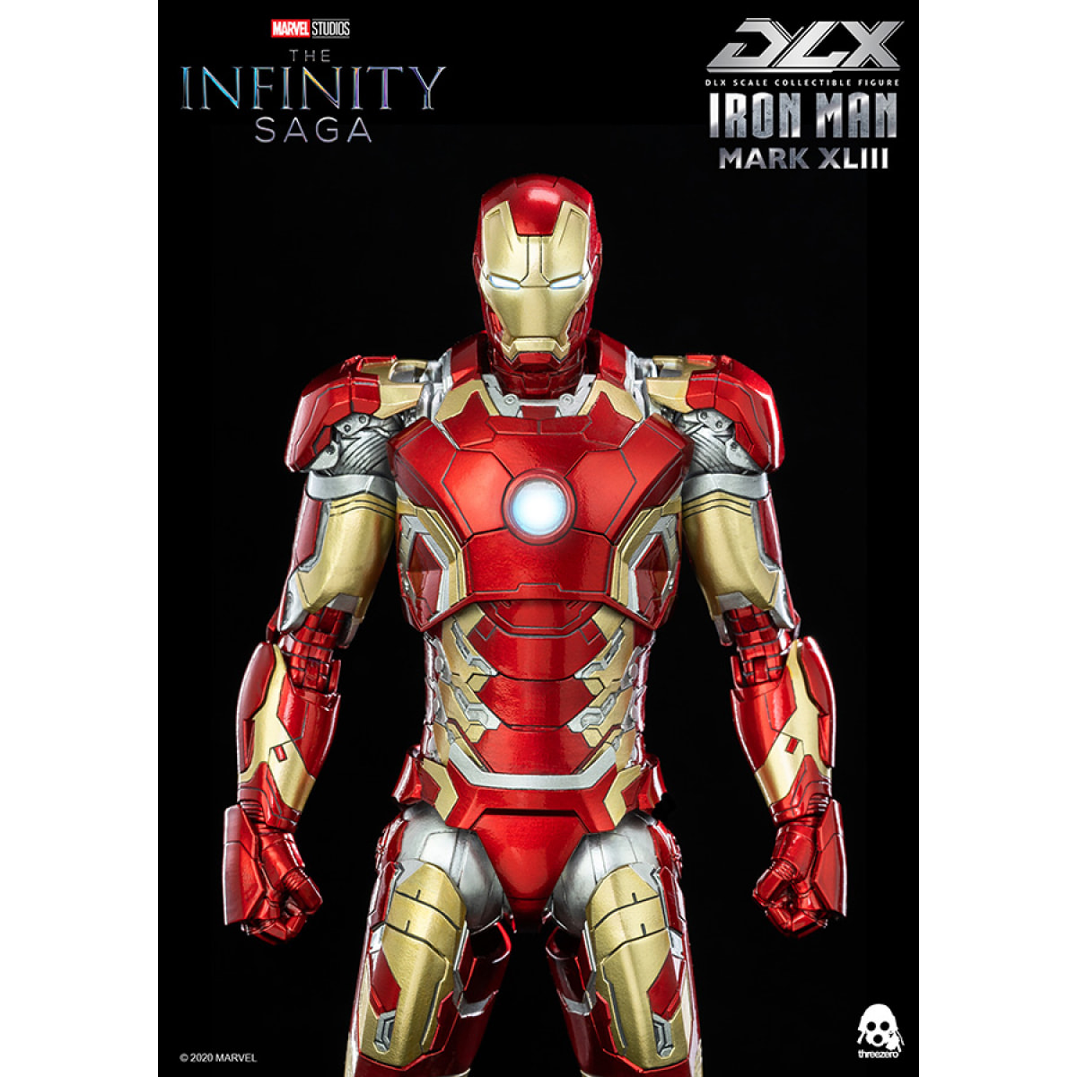 Infinity Saga Iron Man Mark 43 Af Action Figura Threezero