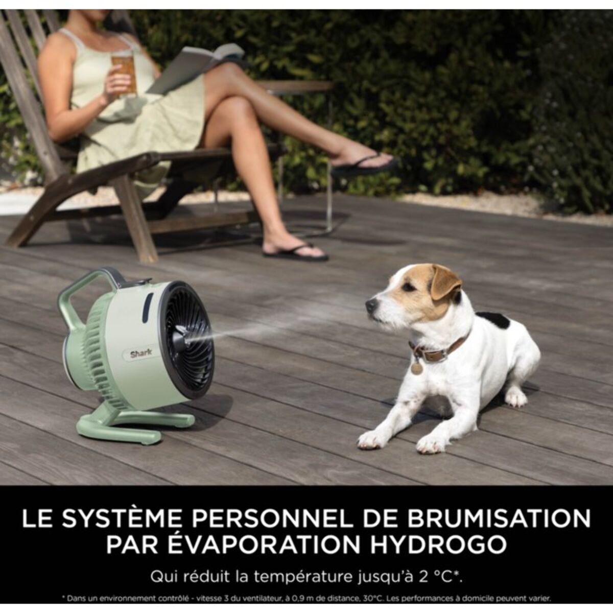 Ventilateur brumisateur SHARK FlexBreeze HydroGo FA050EUGN