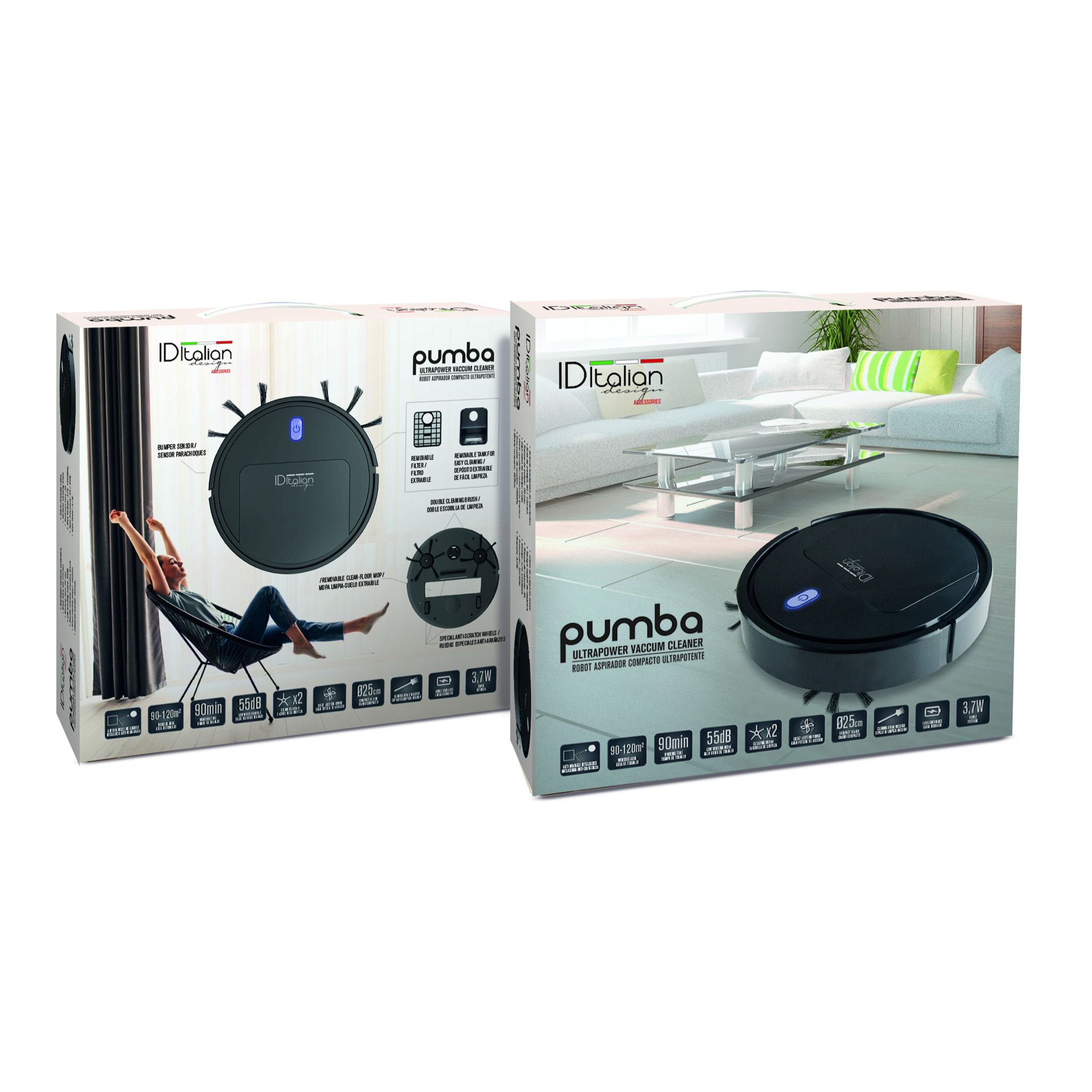 PUMBA ROBOT ASPIRAPOLVERE INTELIGENTE