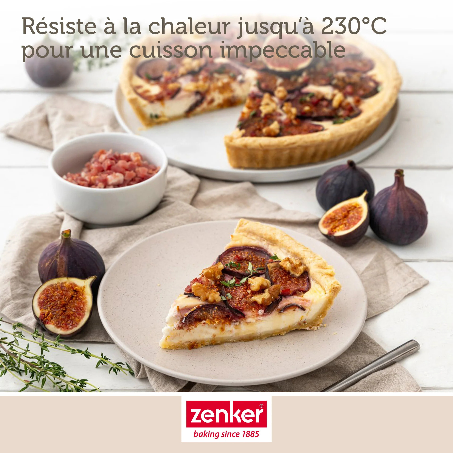 Moule à quiche lorraine 30 cm Zenker Spécial Countries