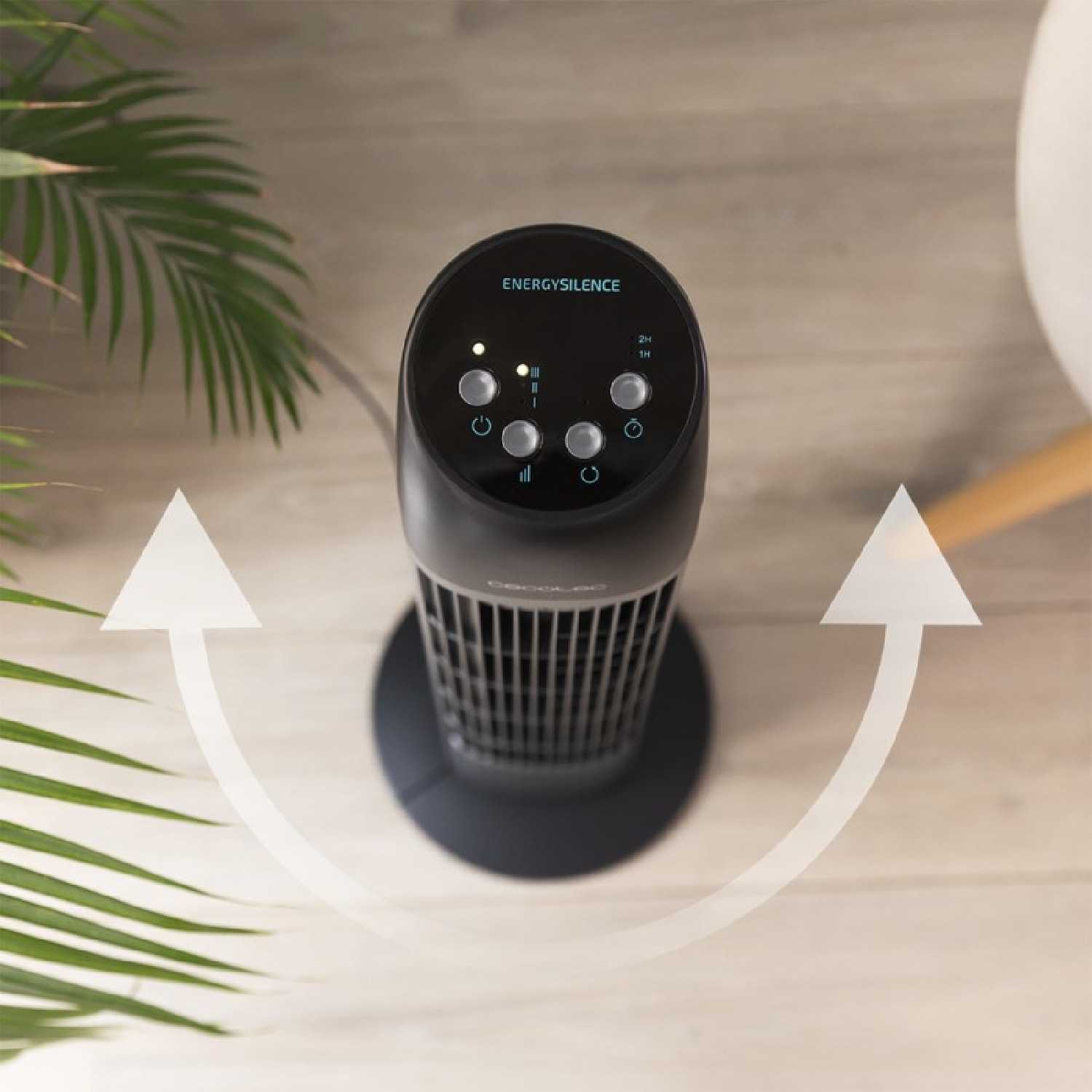 Cecotec Ventilador de Torre con Mando a Distancia y Temporizador EnergySilence 7