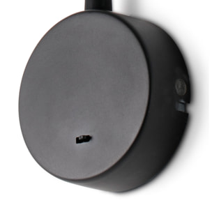 BOKEN Lampada da parete llettore nero