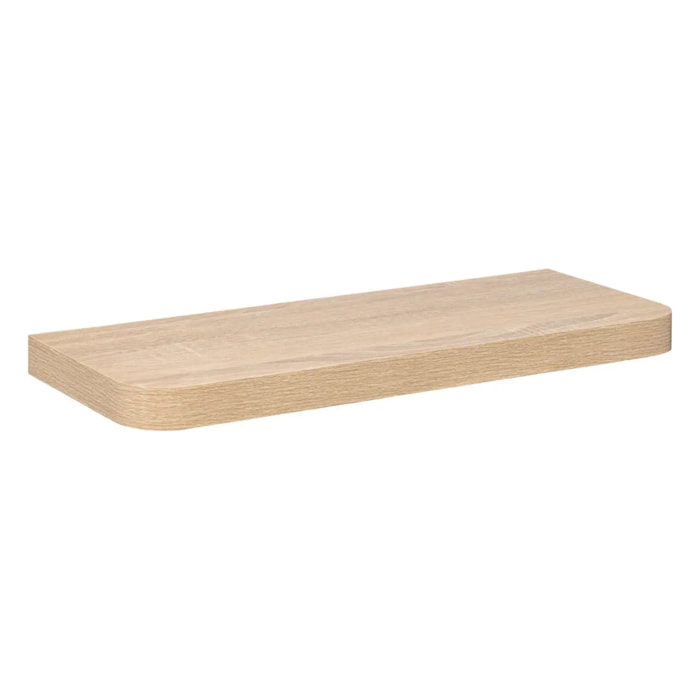 Étagère "Fixy" arrondie beige 60x23,5cm