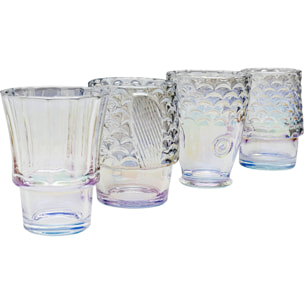 Verres à eau poisson set de 4 Kare Design