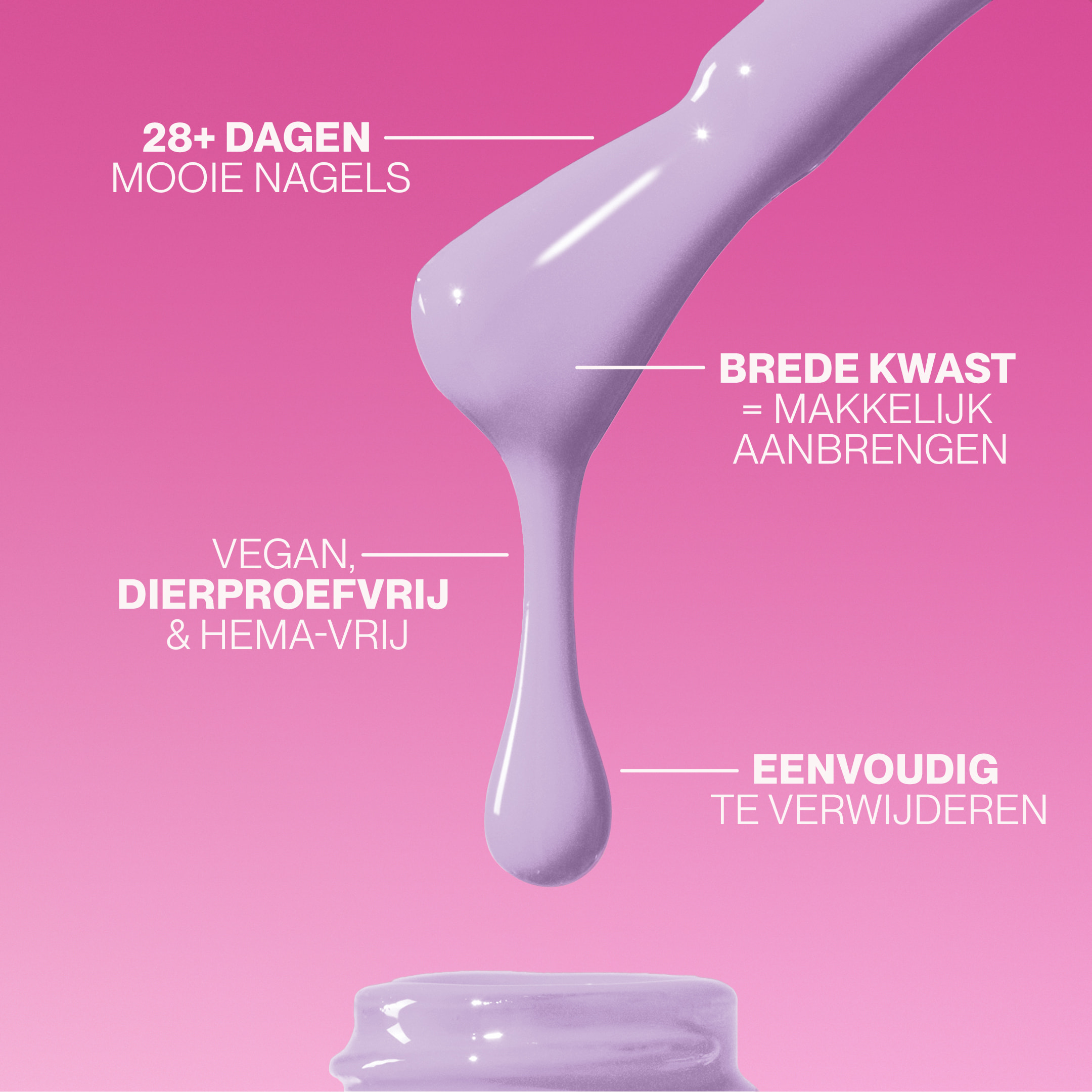 Vernis semi-permanent - 288 Lilly Lilac - 15 ml