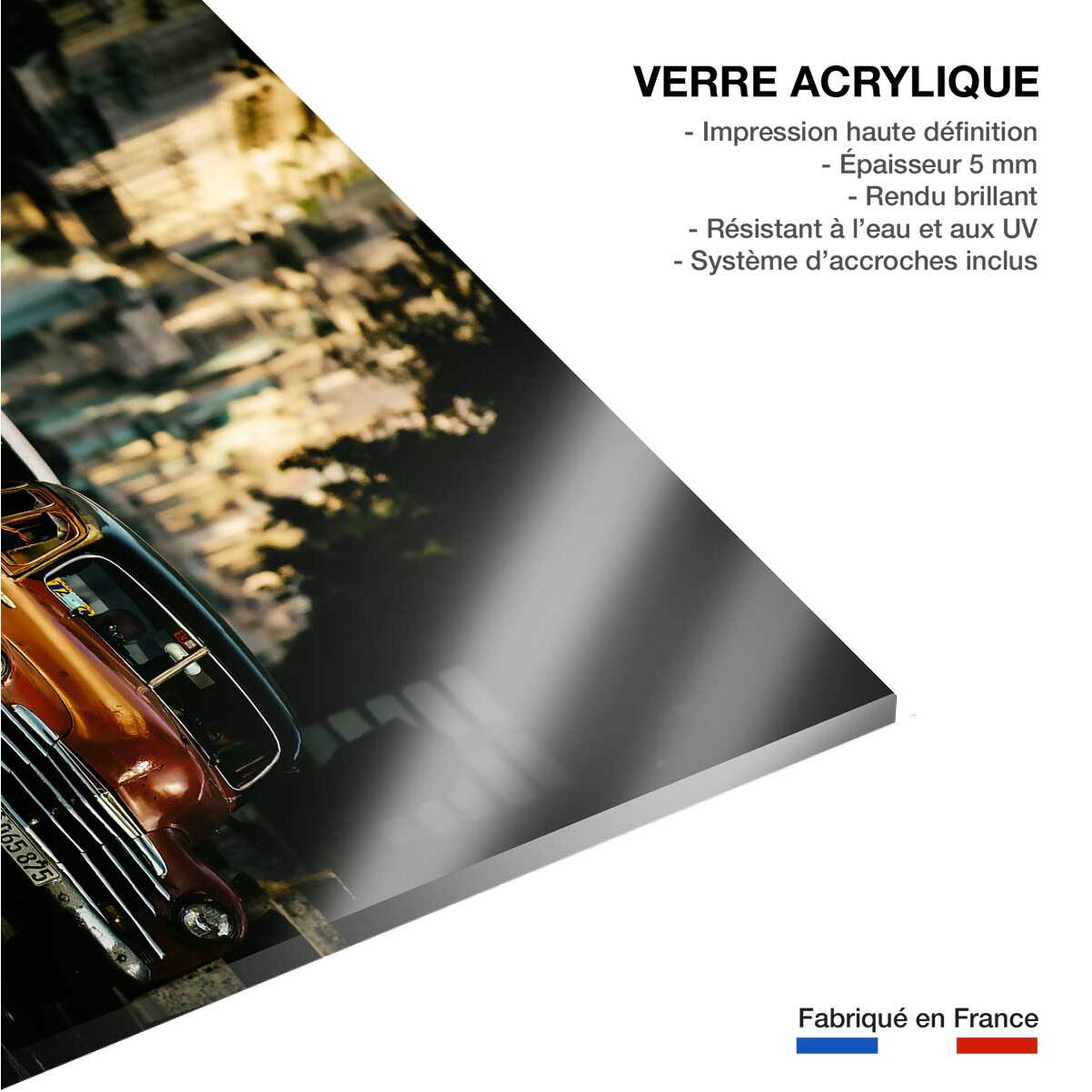 Tableau taxi Tableau plexiglas