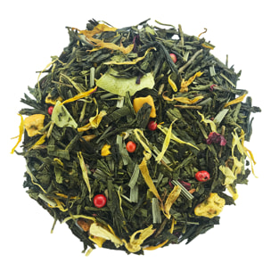 Citronnément Vôtre - Thé vert Bio citron et fruits gourmands - Vrac 1kg