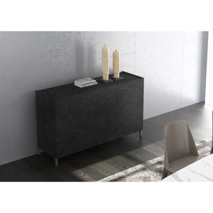 Tomasucci Buffet EDDY BLACK MARBLE Noir