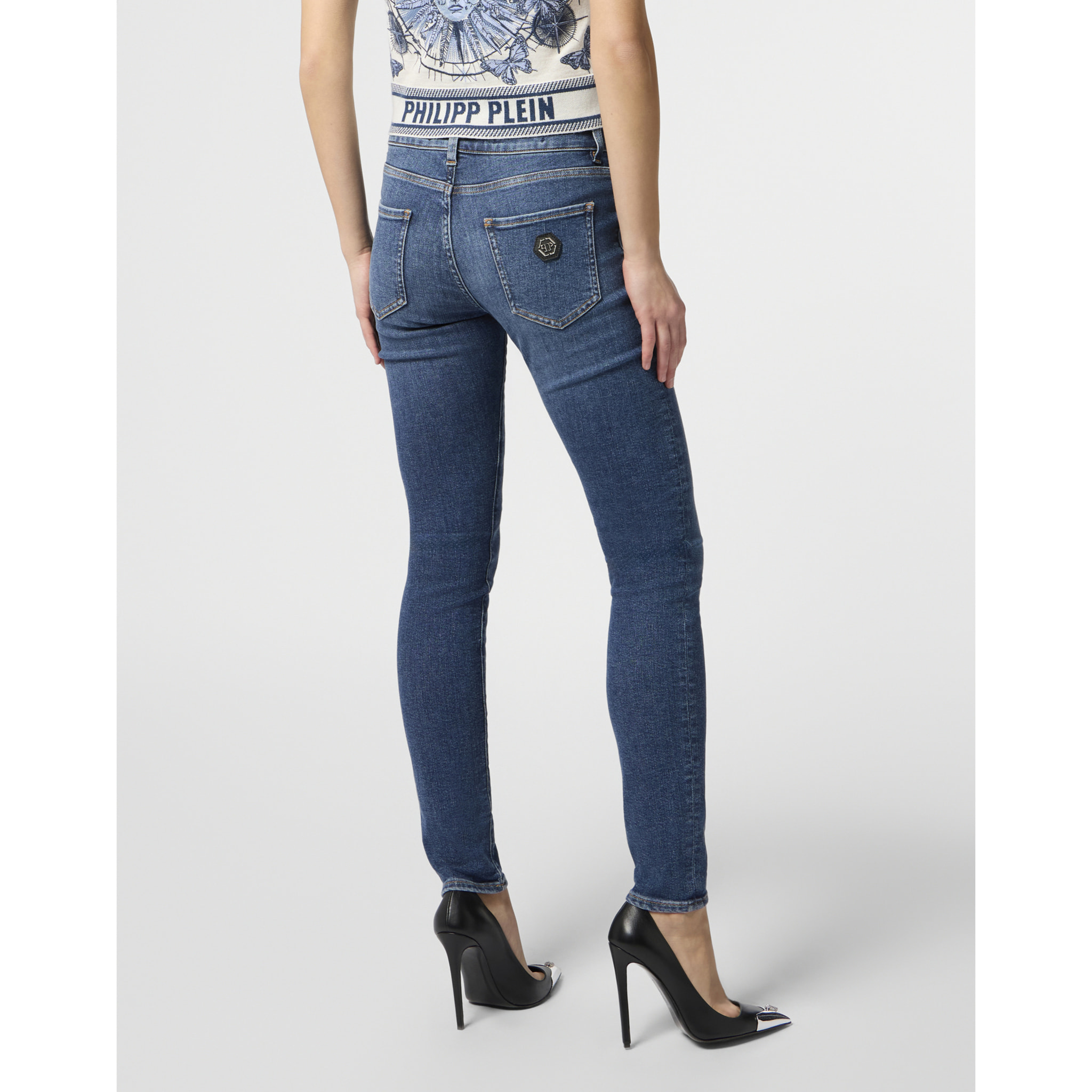 PHILIPP PLEIN Super Stretch Jeggings Basic
