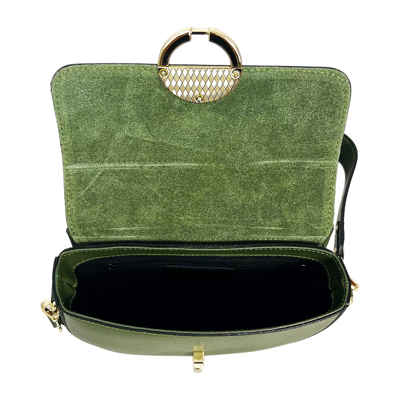 Bolso Cruzado Cheval Firenze Ambra Verde Militar