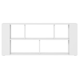 Bibliothèque basse design blanche L167.5 cm MUSSO