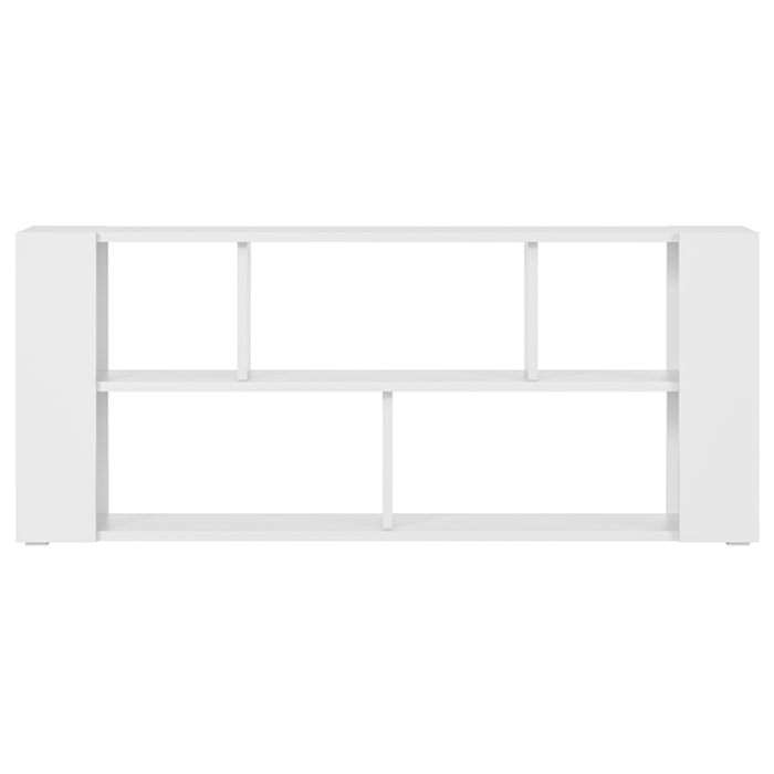 Bibliothèque basse design blanche L167.5 cm MUSSO