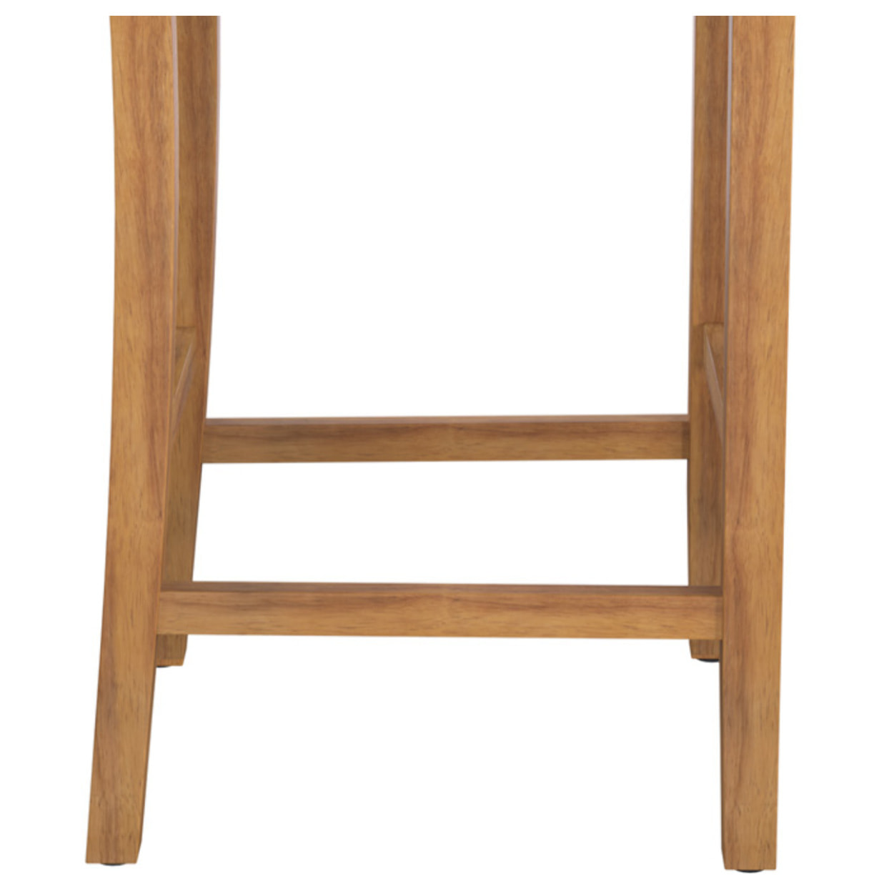 Lot de 2 chaises de bar en tissu gris foncé et pieds en bois 75 cm - Havane