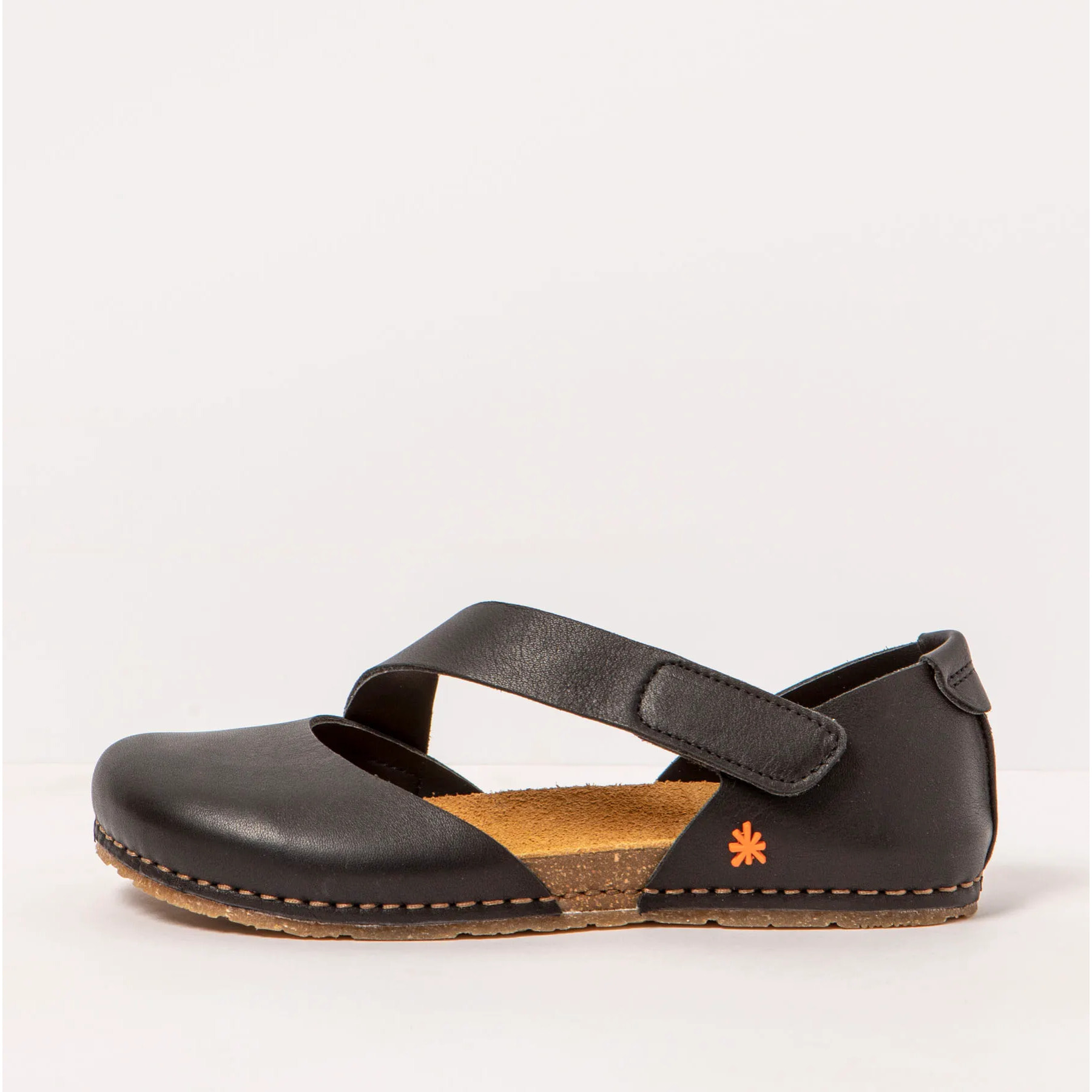 Sandalias 0384 NAPPA BLACK/ CRETA color Black