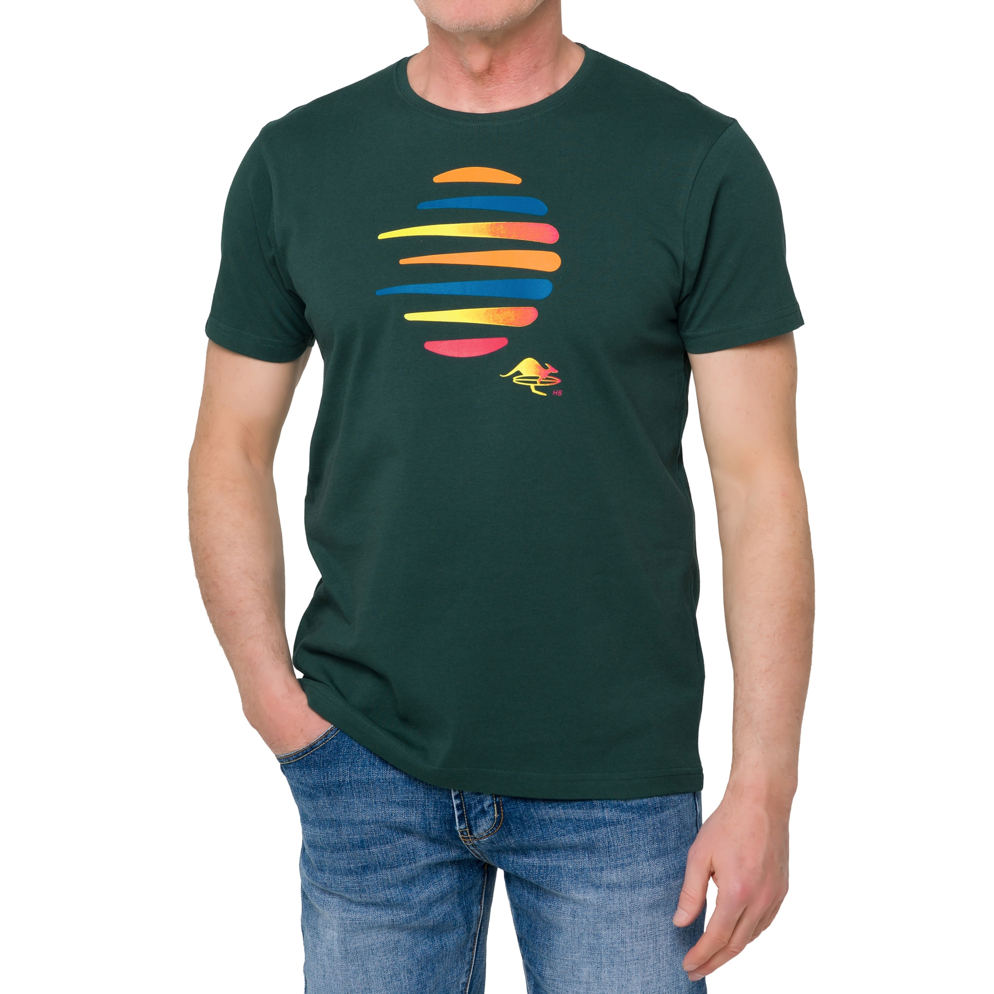 T-shirt in cotone 150 gr Hot Buttered Balangan Verde