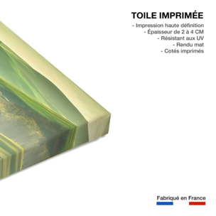 Tableau nature collines brumeuses Toile imprimée