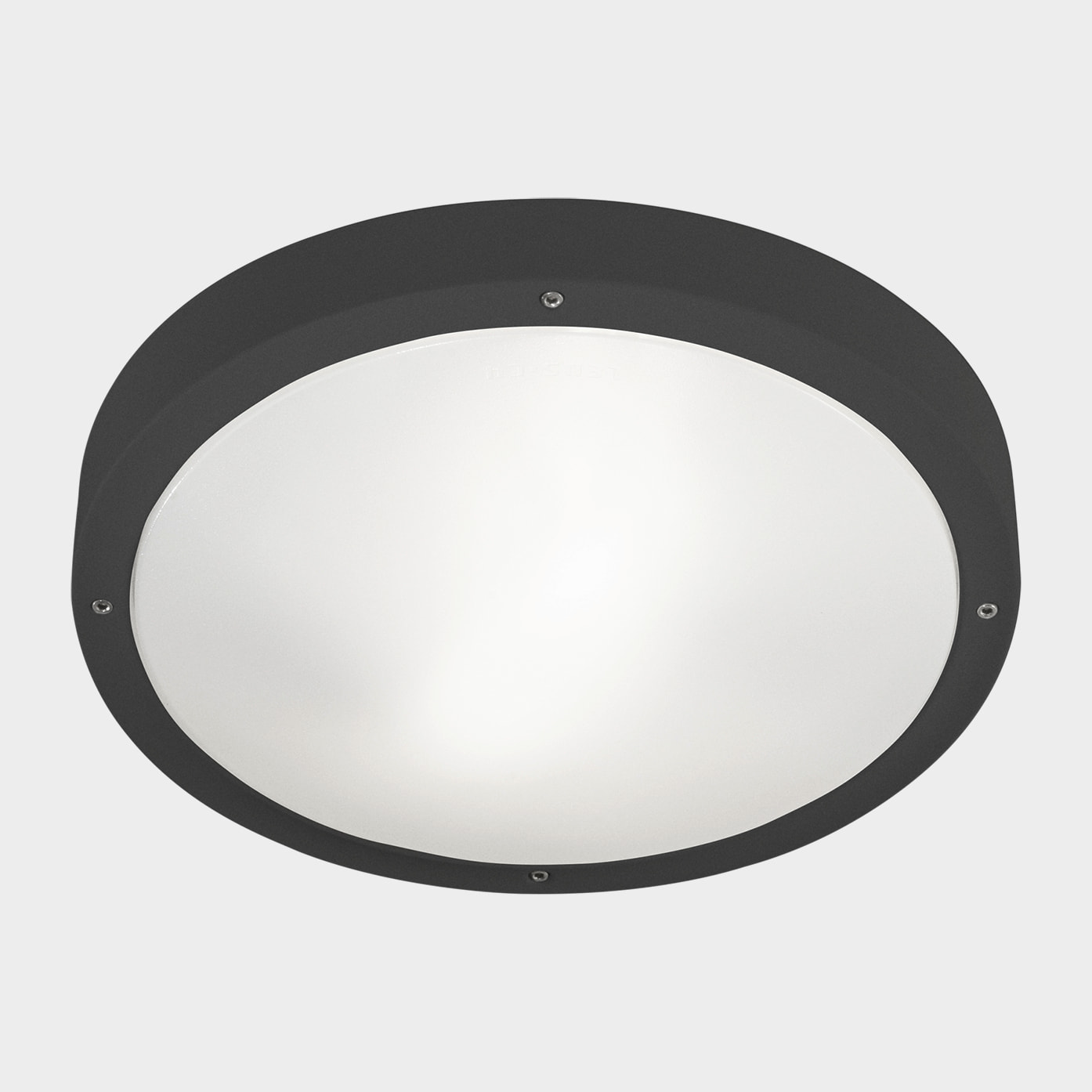 LEDS·C4 Plafon Ip66 Basic Led 11.7W Sw 2700-3200-4000K On-Off Gris Urbano 1269Lm