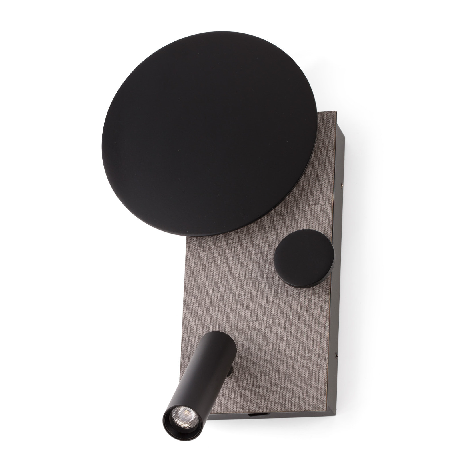 KLEE Lampe applique droite gris avec lecteur