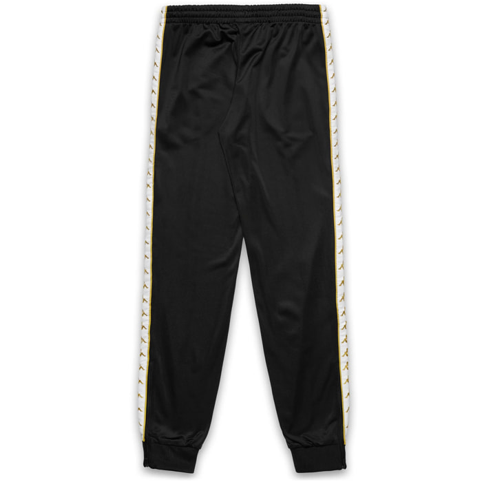 Kappa - Pantaloni Uomo Nero - 222 Banda Rastoria Slim