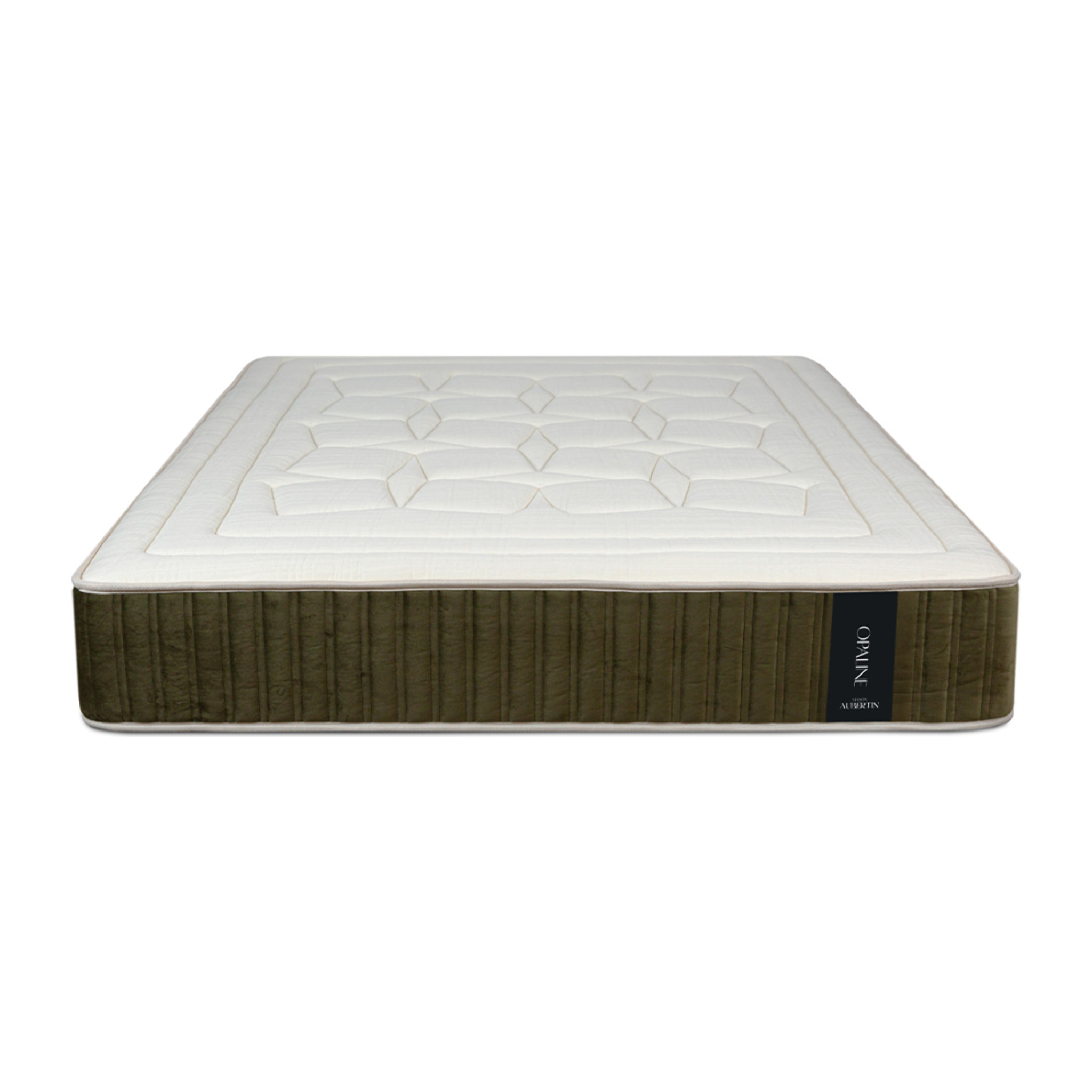 Matelas Opaline Mémoire de Forme & Mousse Polyuréthane Supersoft, 30 cm, Soutien Ferme, 4 poignées, Garantie 10 ans.