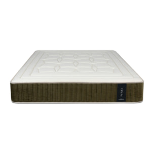 Matelas Opaline Mémoire de Forme & Mousse Polyuréthane Supersoft, 30 cm, Soutien Ferme, 4 poignées, Garantie 10 ans.