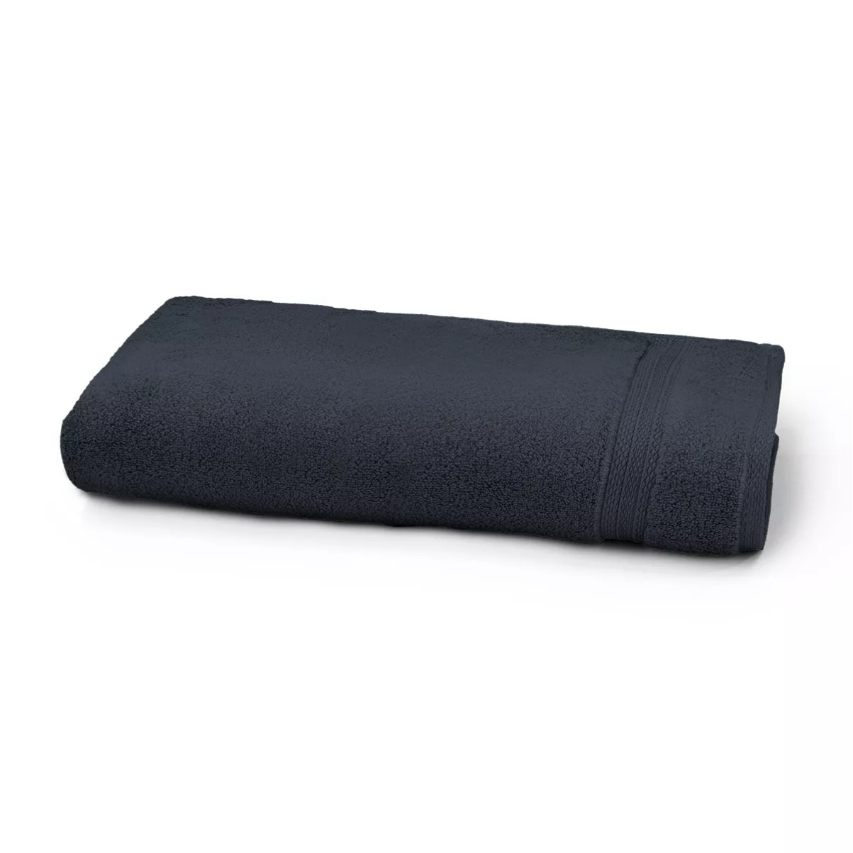 Drap de douche pur coton 550 g/m² uni marine Elea navy