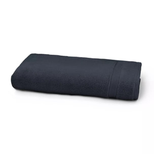 Drap de douche pur coton 550 g/m² uni marine Elea navy