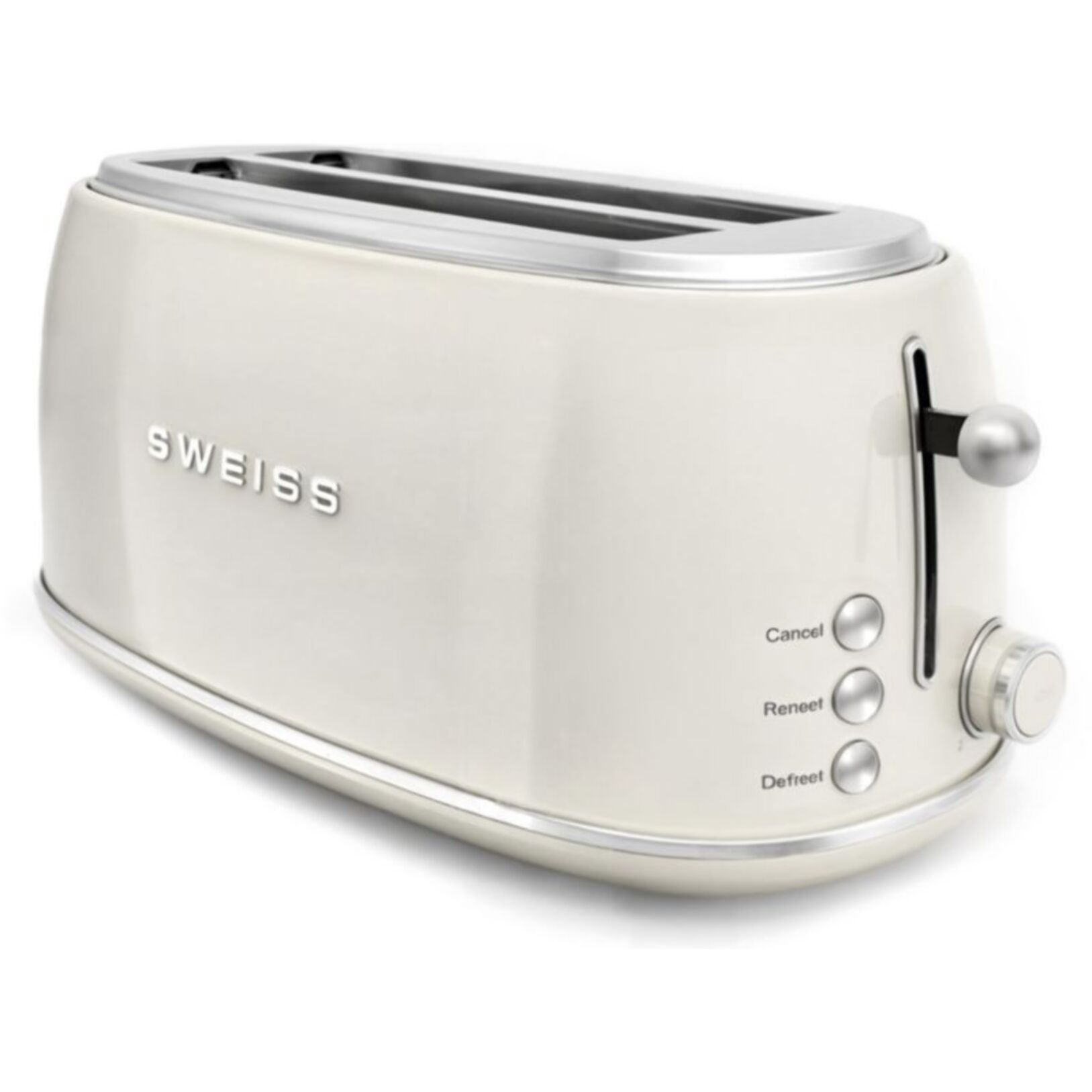 Grille-pain SWEISS + bouilloire vintage crème pack GRVKTL8
