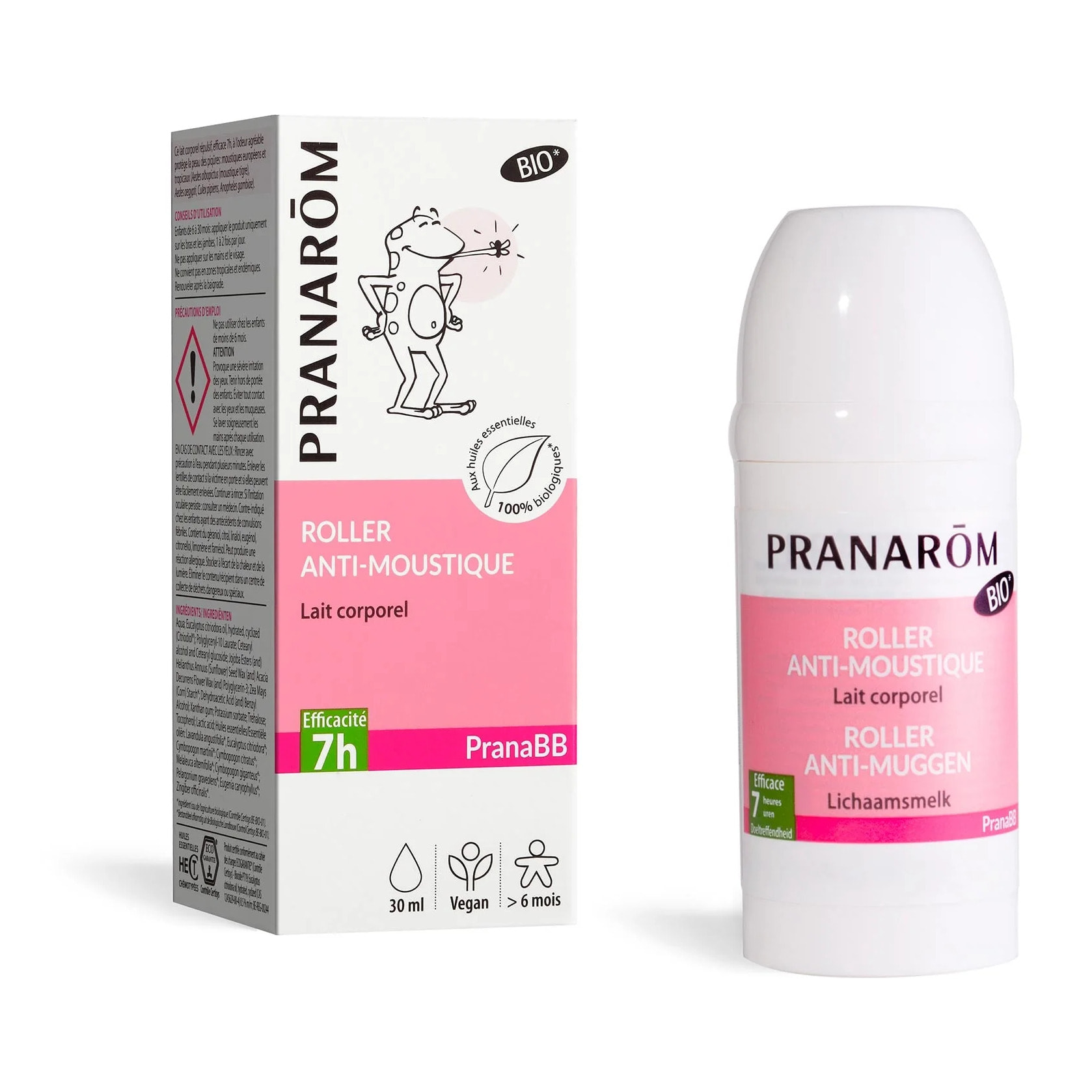 Pranarom - Roller anti-moustiques bébé - Bio - 30 ml