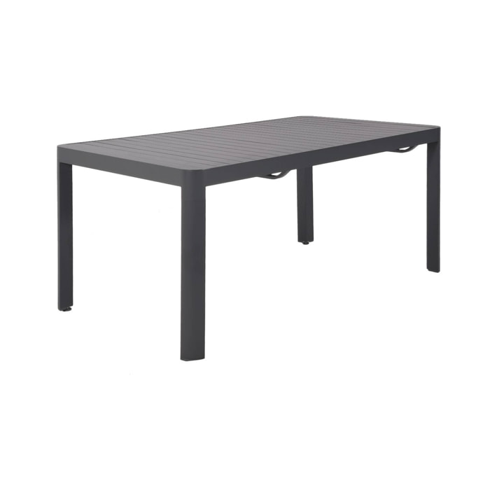 Table de jardin extensible aluminium 6-10 places LUNEA