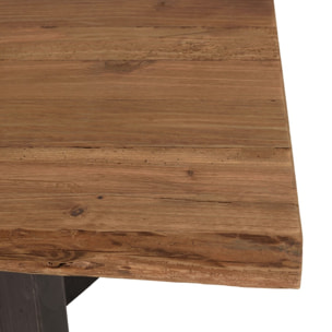 DANDY - Table à manger rect. 220x100cm bois pin recyclé