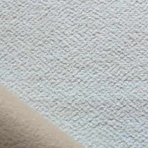 Rideau thermique semi-occultant bouclette - Ecru