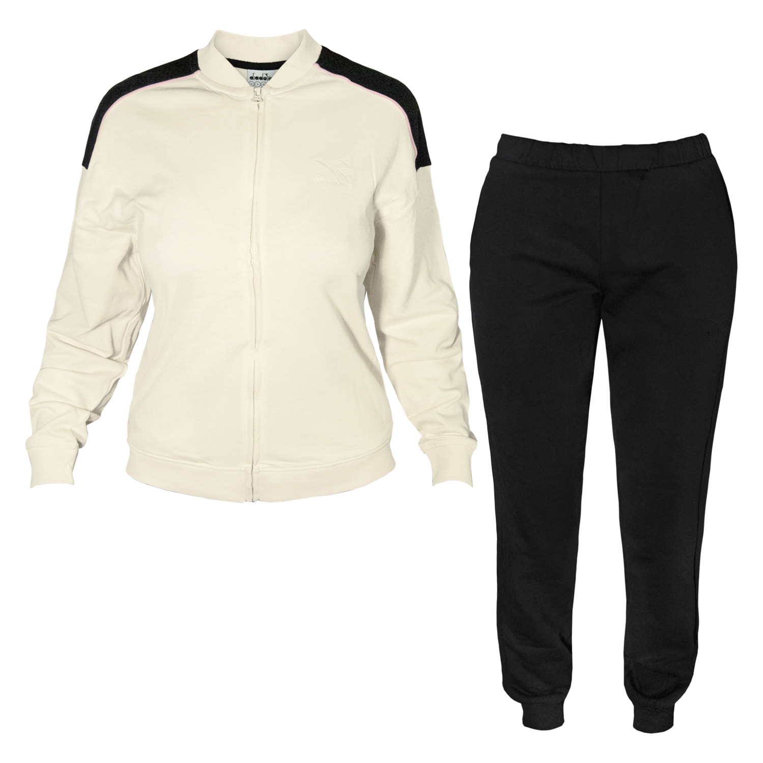 Tuta Donna DIADORA Cotone Garzato Full Zip 2 Colori Art.178693