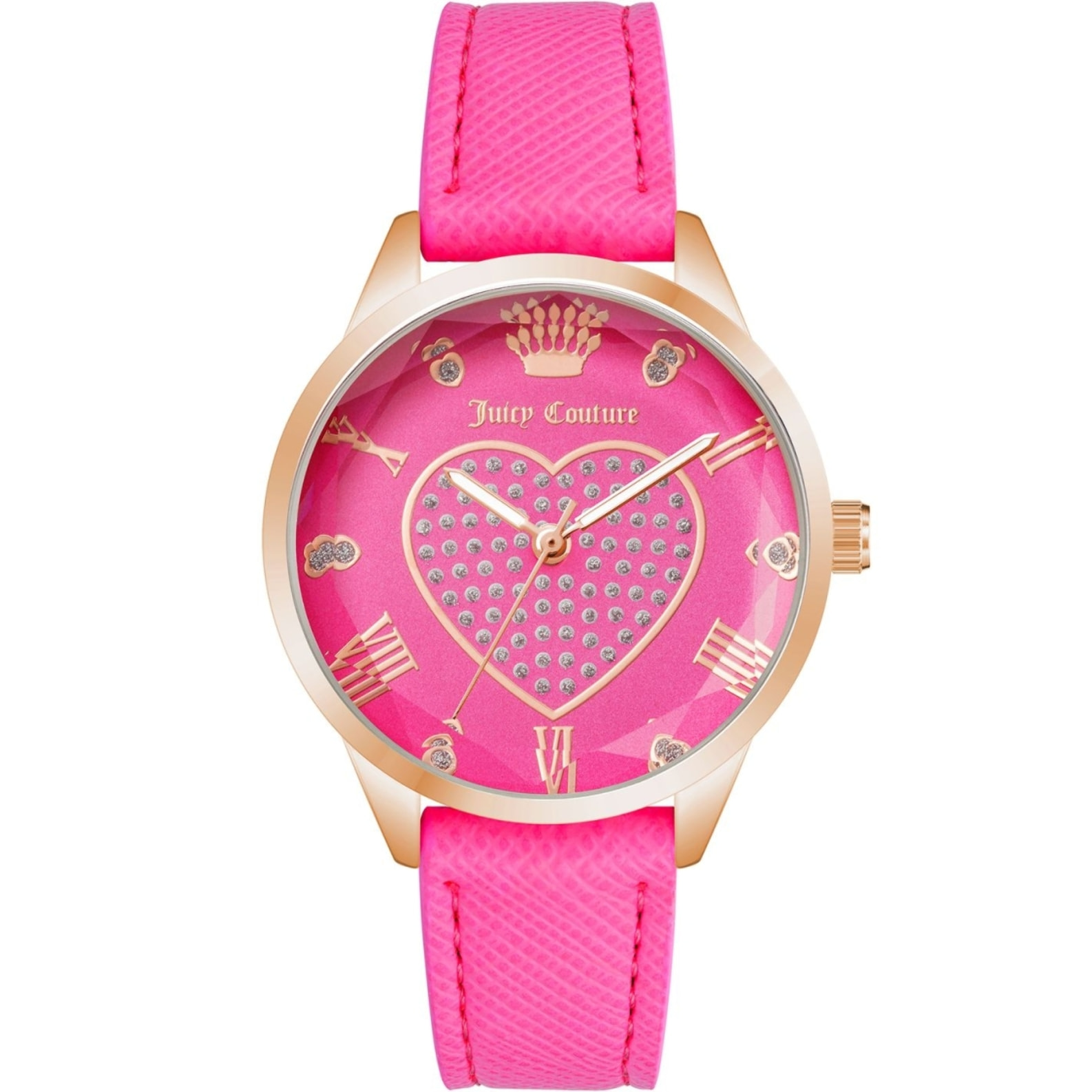 Reloj Juicy Couture JC1300RGHP Mujer Analogico Cuarzo con Correa de Polipiel