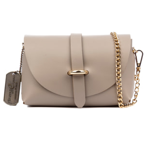 Aurora Borsa a tracolla Donna. Vera pelle Ruga