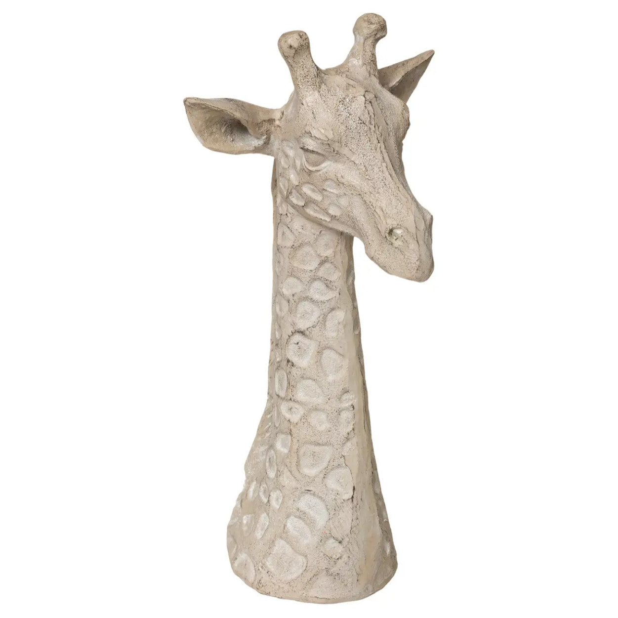 Tête de girafe Safari H.32cm résine