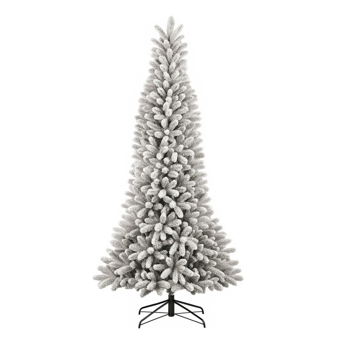 Bushy - Albero di Natale Innevato in PE e PVC Ø104x210H cm, 1140 Punte