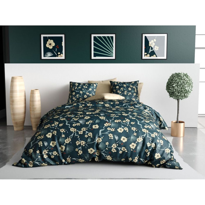 Parure Housse De Couette 100% coton 71fils Maldives
