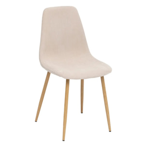 Chaise "Roka" beige