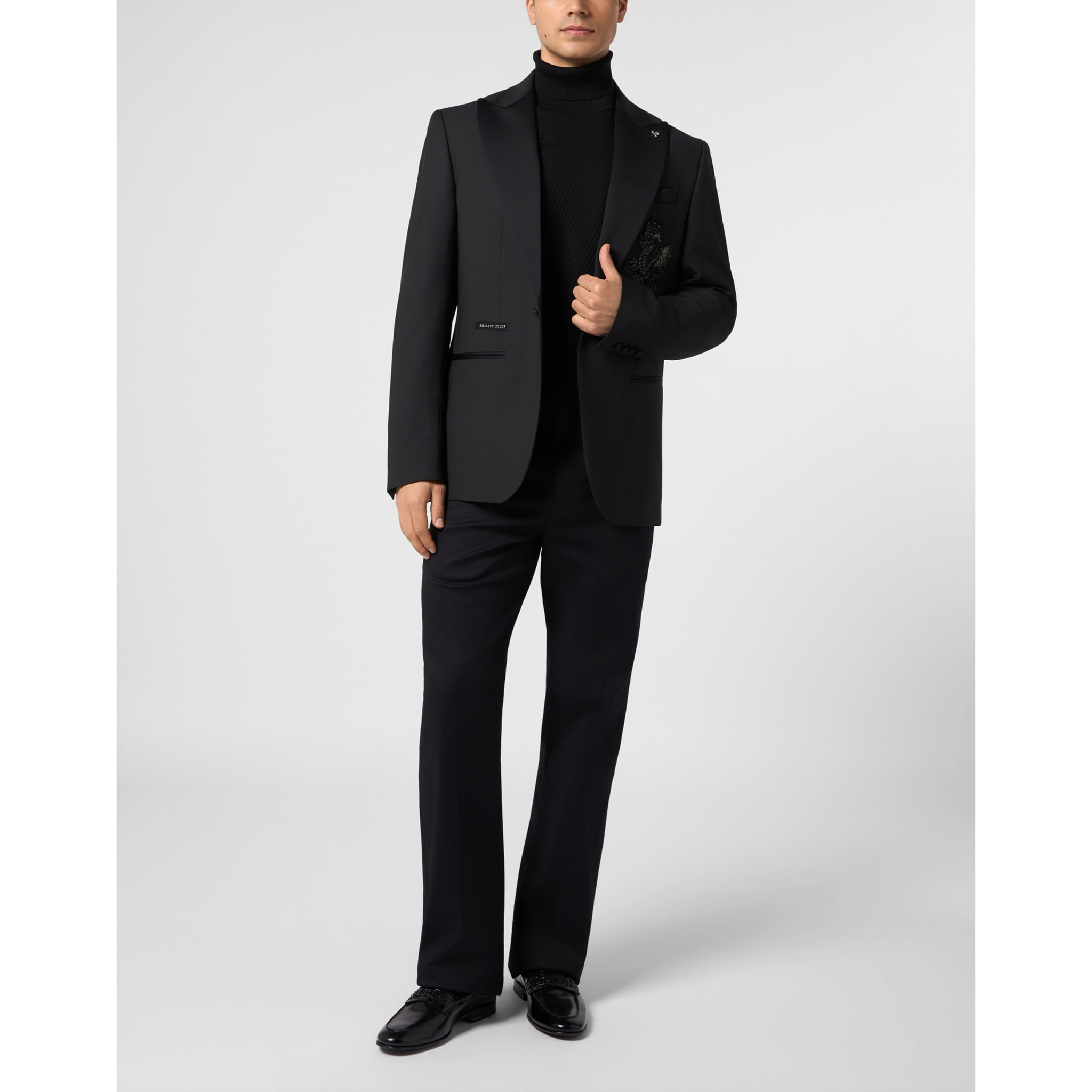 PHILIPP PLEIN Blazer Dragon Patch