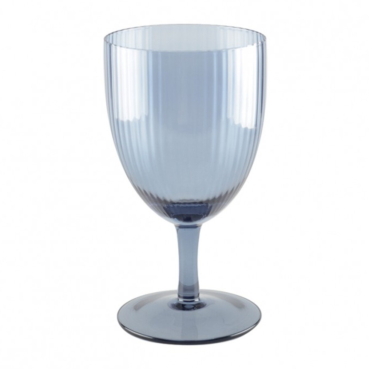 Lot de 6 verres a vin bleu